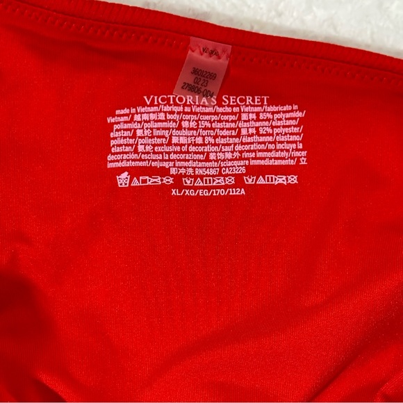 Victoria’s Secret VS Cutout 1 Piece Swimsuit Swim One Shoulder High Waist Ribbed - Picture 5 of 9